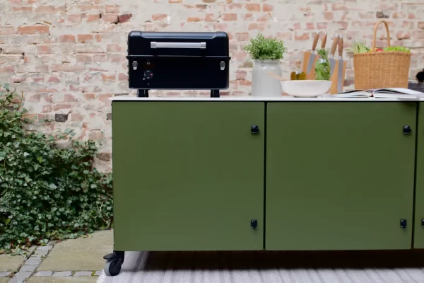 Outdoor Kitchen - Olive Green