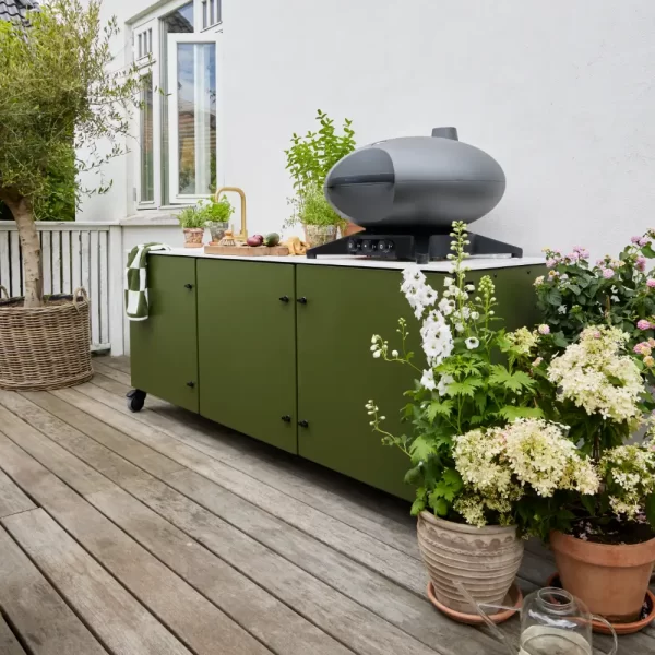 Outdoor Kitchen - Olive Green