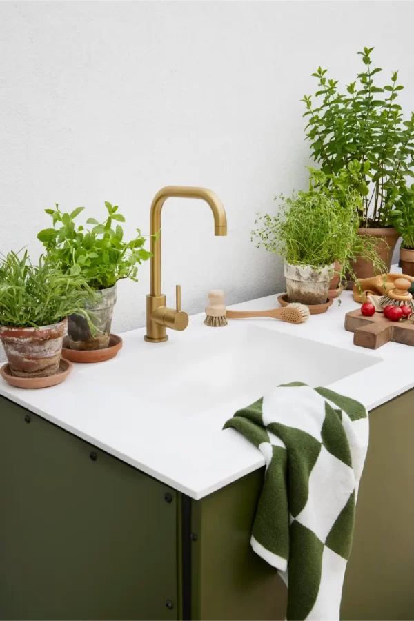 Outdoor Kitchen - Olive Green